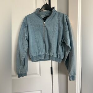 Denim Bomber Jacket